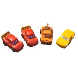 2022 Disney Pixar Cars On The Road Lightning Mcqueen Mater # 1 3 McDonalds Toy